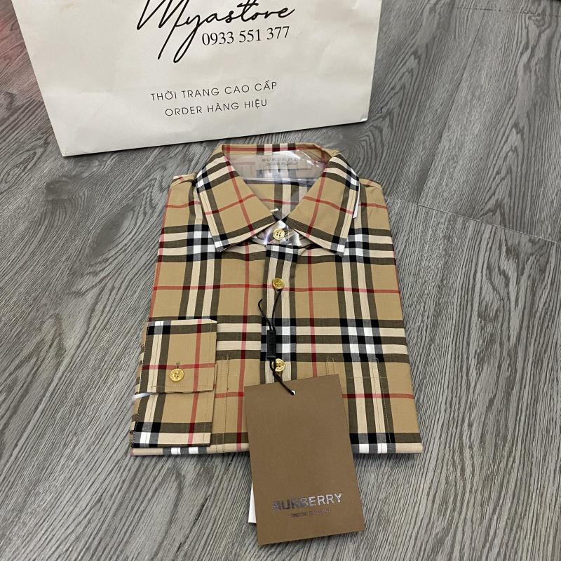 Áo sơmi nam Burberry siêu cấp