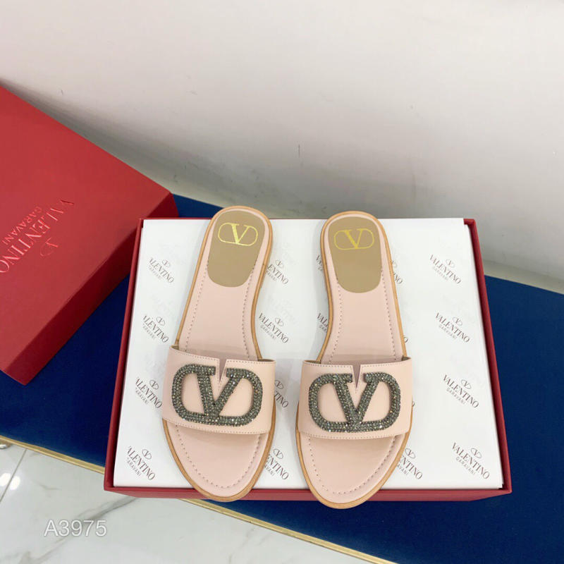 Dép đế bệt Valentino V-buckle mới siêu cấp