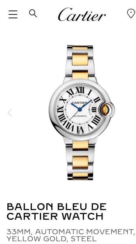 Đồng Hồ Cartier nữ like auth