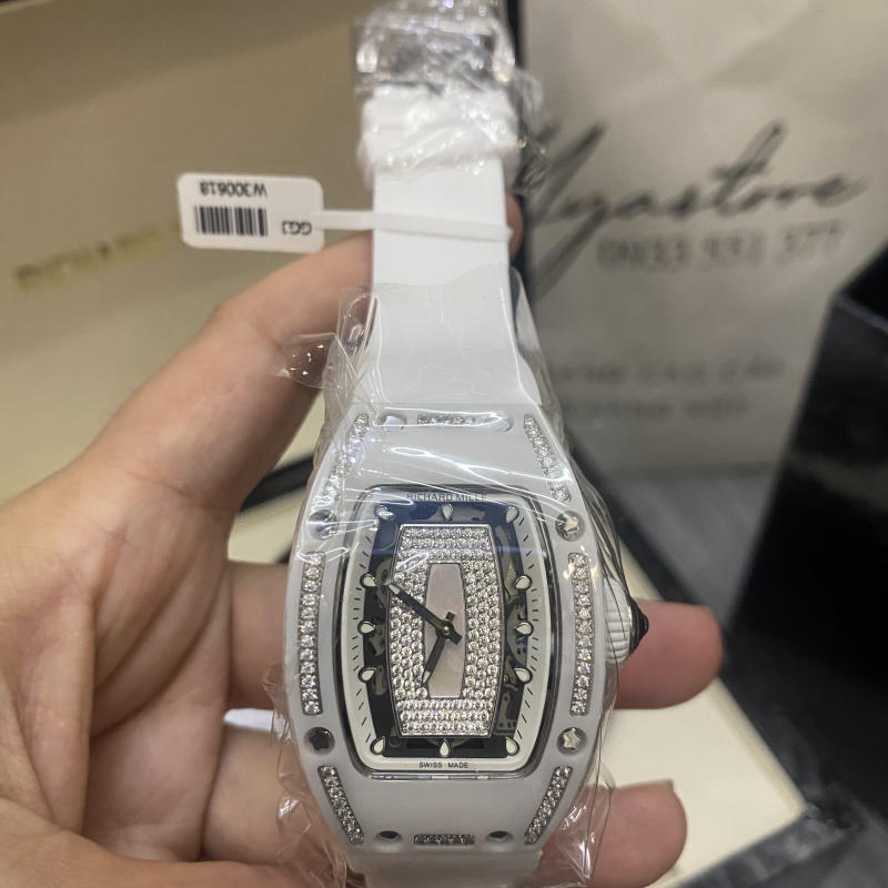 Đồng hồ Richard Mille Diamond Dial White siêu cấp về trả khách