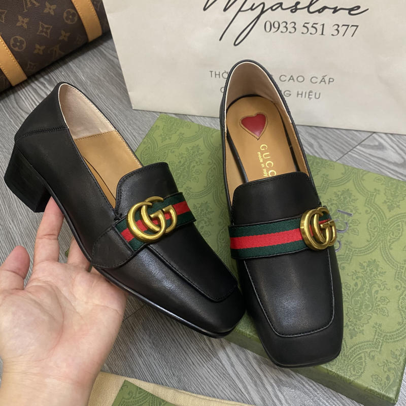 Giày Gucci Loafers with Double G siêu cấp về trả khách