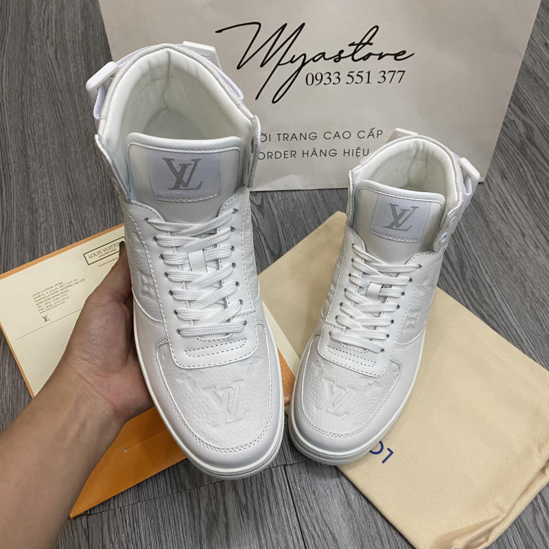 Giày sneaker Louis Vuitton trắng siêu cấp 1:1