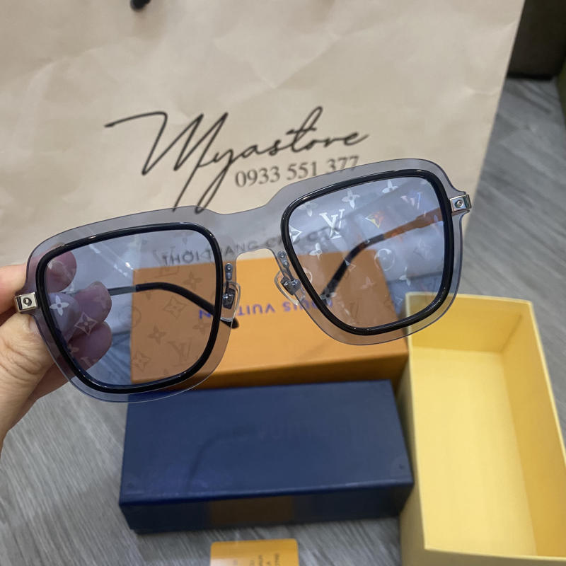 Kính mát LV SUNGLASSES GLASS BLUE siêu cấp về trả khách