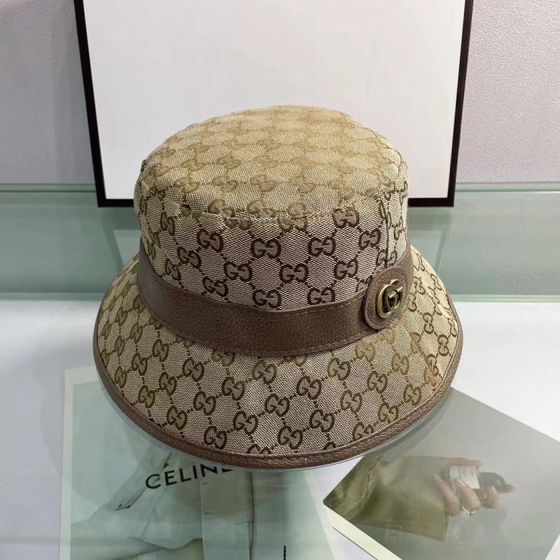 Nón - mũ tròn Gucci GC Bucket Hat siêu cấp 1:1 có sẵn 