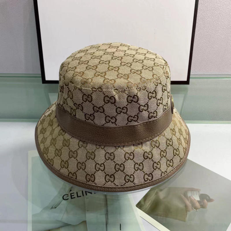 Nón - mũ tròn Gucci GC Bucket Hat siêu cấp 1:1 có sẵn 