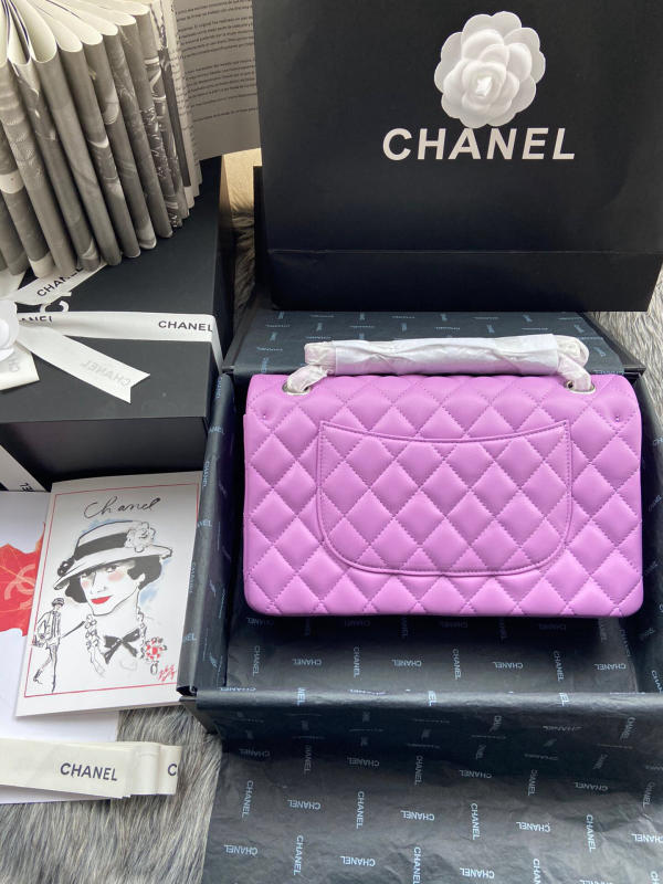 Túi Chanel Classic Cf 1112 like auth màu tím 