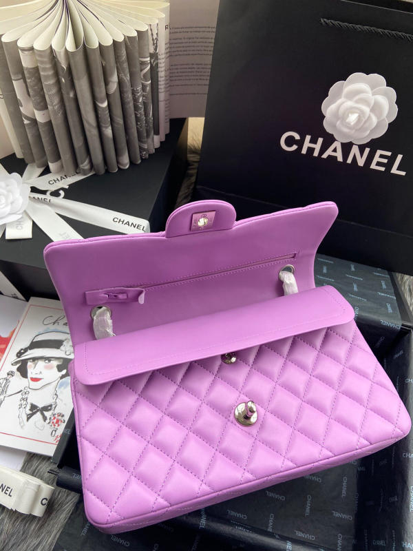 Túi Chanel Classic Cf 1112 like auth màu tím 