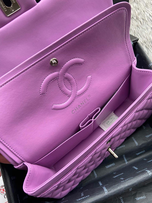 Túi Chanel Classic Cf 1112 like auth màu tím 