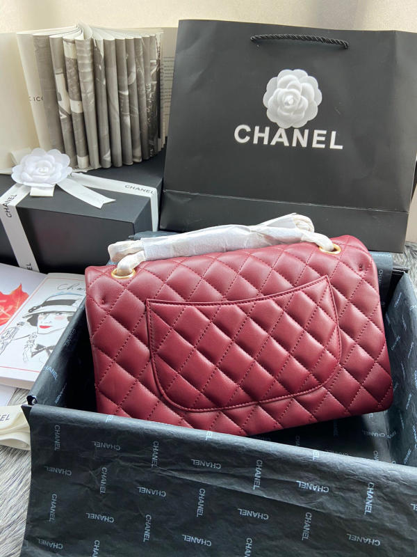 Túi Chanel Classic Cf 1112 like auth màu đỏ đô