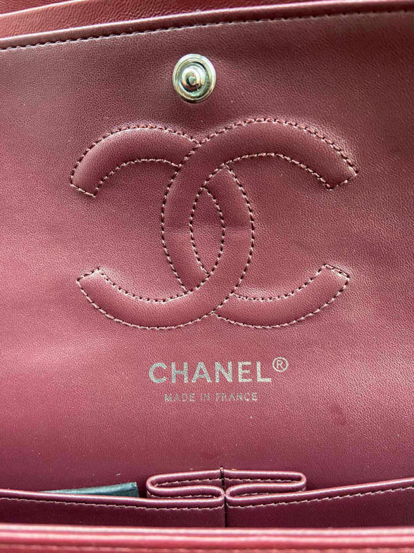 Túi Chanel Classic Cf 1112 like auth màu đỏ đô