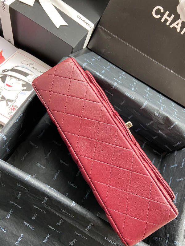 Túi Chanel Classic Cf 1112 like auth màu đỏ đô