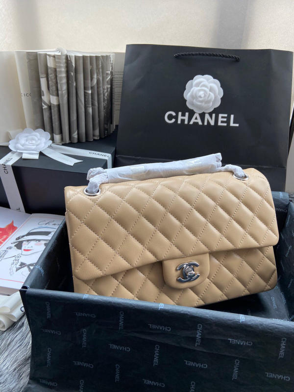 Túi Chanel Classic Cf 1112 like auth màu nude 