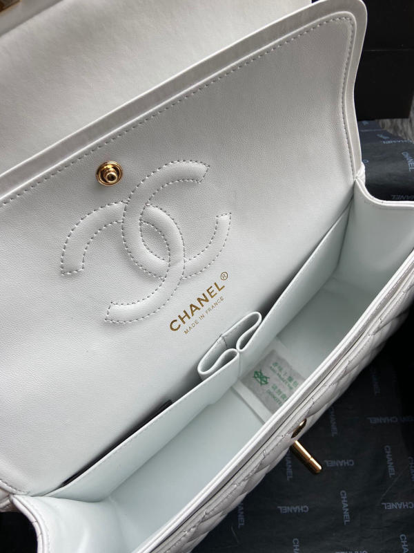 Túi Chanel Classic Cf 1112 like auth màu trắng