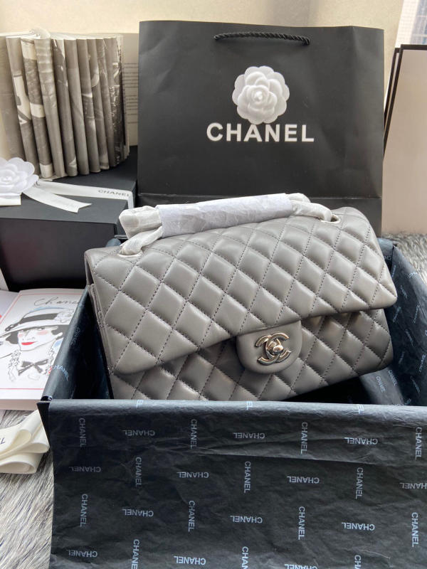 Túi Chanel Classic Cf 1112 like auth màu xám