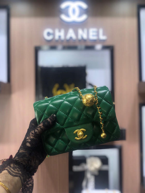 Túi Chanel mini Avocado🥑Green màu mới siêu cấp 