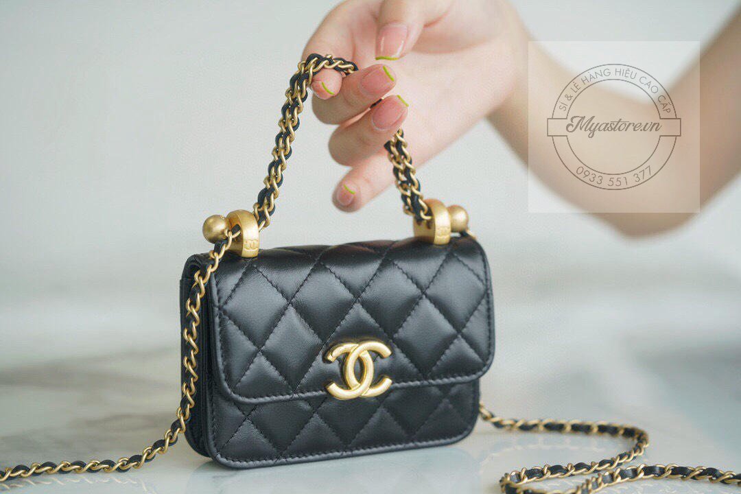 Túi Chanel mini siêu cấp màu đen