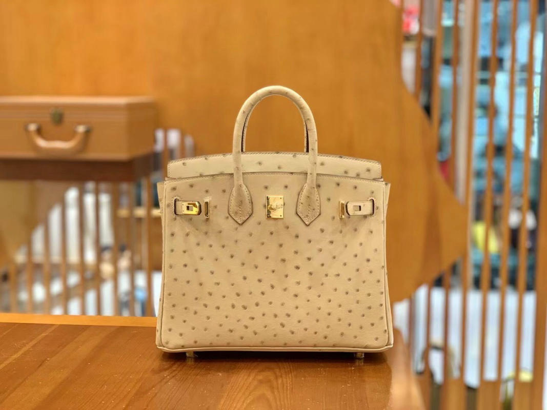 Túi Hermes Birkin da đà điểu like auth các màu