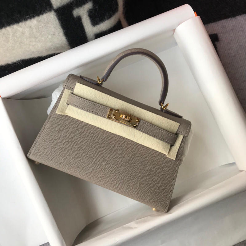 Túi Hermes kelly mini da bò 