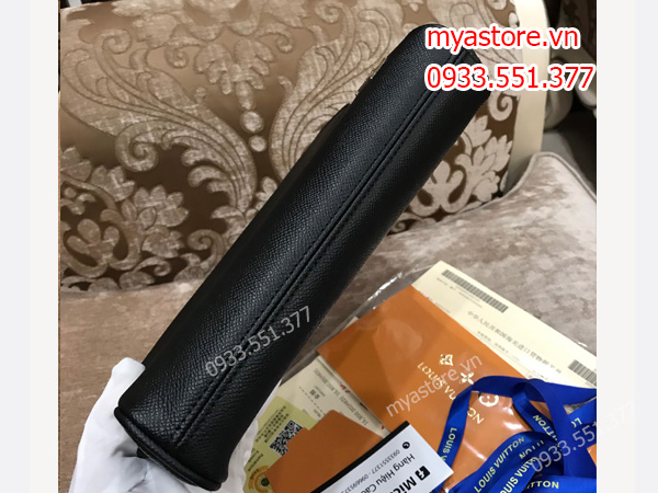 Túi nam  LV like uath màu đen 24cm trả khách