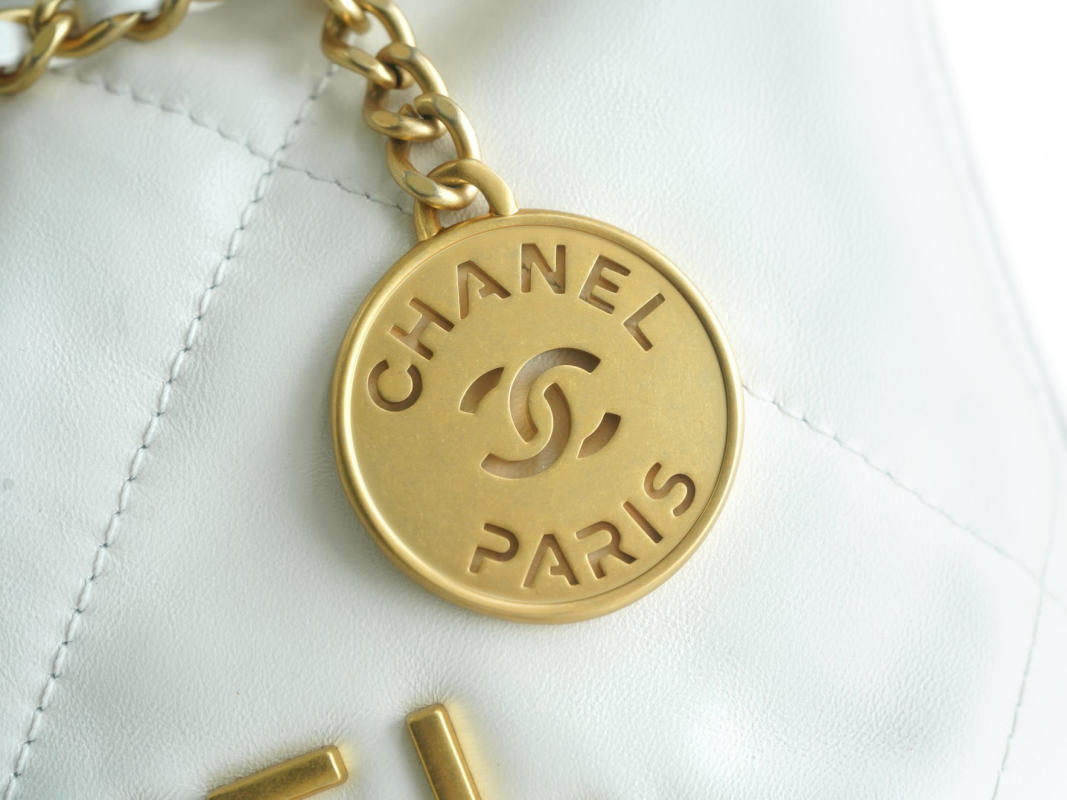 Túi xách Chanel mini 23S màu trắng siêu cấp 1:1 