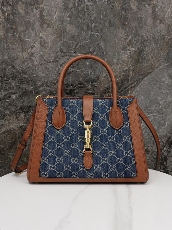 Túi xách Gucci Tote 𝐉𝐚𝐜𝐤𝐢𝐞 𝟏𝟗𝟔𝟏 Black cổ điển siêu cấp 1:1