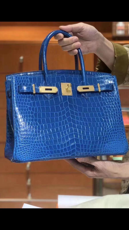 Túi xách Hermes Birkin da cá sấu nguyên bản Handmade likeauth bảo hành 2 năm