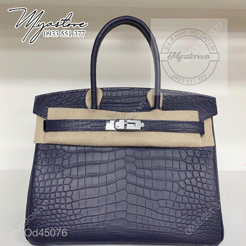 Túi xách Hermes Birkin da cá sấu nguyên bản Handmade likeauth bảo hành 2 năm