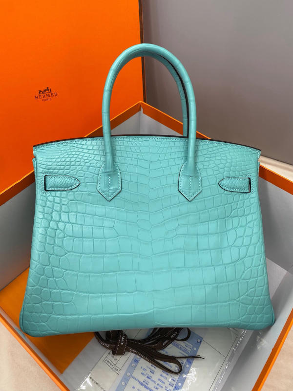 Túi xách Hermes Birkin da cá sấu nguyên bản Handmade likeauth bảo hành 2 năm