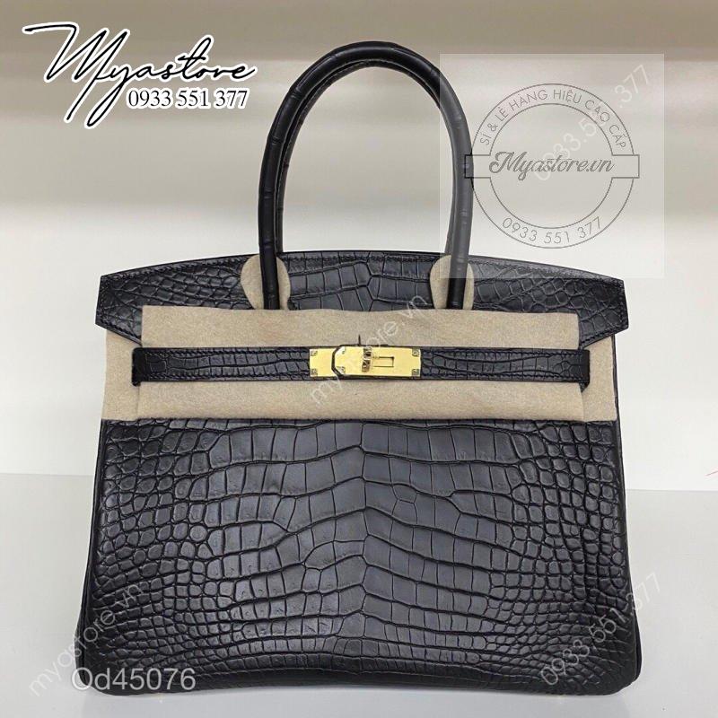 Túi xách Hermes Birkin da cá sấu nguyên bản Handmade likeauth bảo hành 2 năm