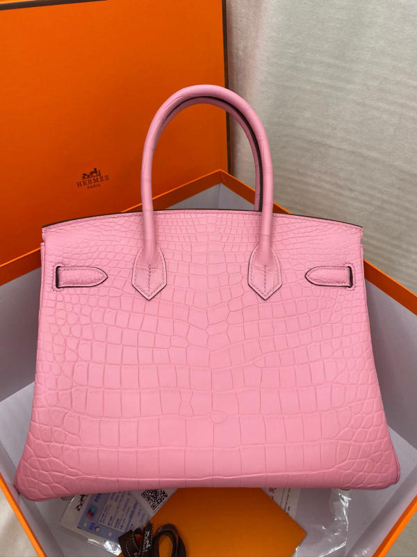 Túi xách Hermes Birkin da cá sấu nguyên bản Handmade likeauth bảo hành 2 năm