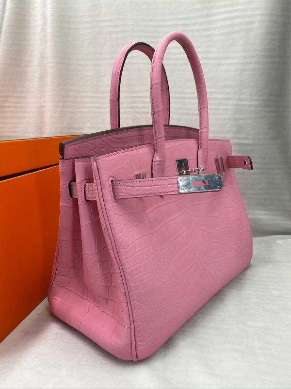 Túi xách Hermes Birkin da cá sấu nguyên bản Handmade likeauth bảo hành 2 năm