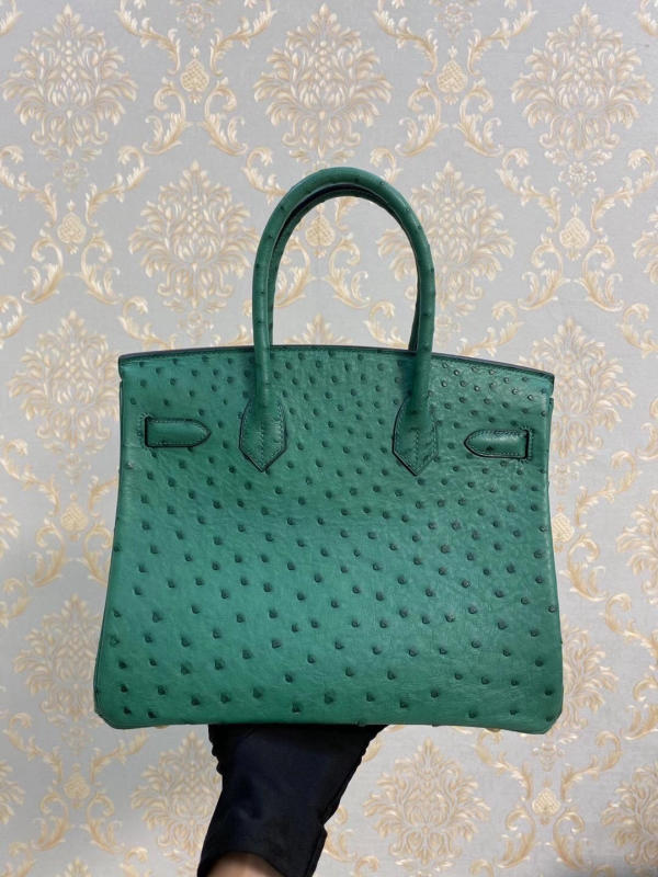 Túi Xách Hermes Birkin da đà điểu nguyên bản - Like auth