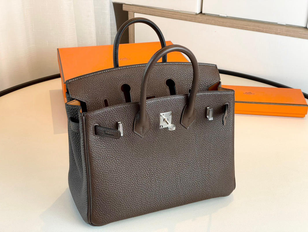 Túi xách Hermes birkin25 màu gỗ mun siêu cấp 1:1