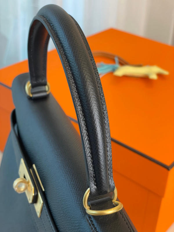 Túi xách Hermes Kelly 32 màu đen siêu cấp 1:1