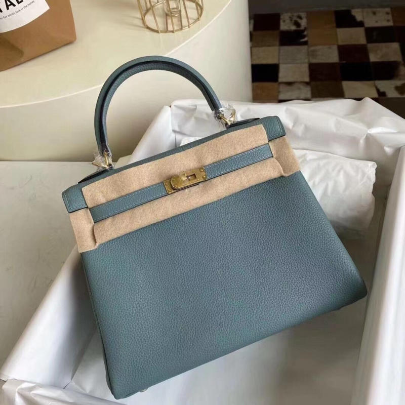 Túi xách HM Hermes Kelly 25cm nguyên bản khoá vàng