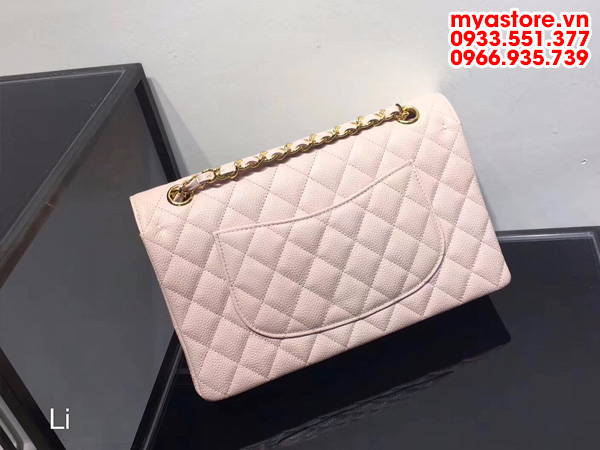 Túi xách nữ Chanel classic da bò siêu cấp size 25cm