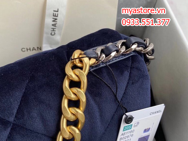 Túi xách nữ Chanel siêu cấp màu xanh