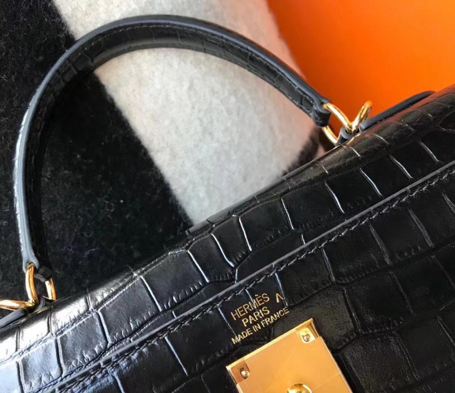 Túi xách nữ Hermes 𝑲𝒆𝒍𝒍𝒚 𝑪𝒐𝒑𝒚 𝑪𝒓𝒐𝒄𝒐𝒅𝒊𝒍𝒆 25cm may tay 50%