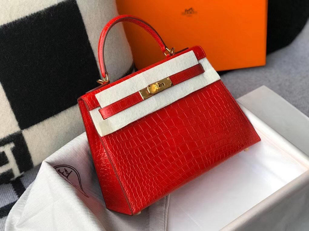 Túi xách nữ Hermes 𝑲𝒆𝒍𝒍𝒚 𝑪𝒐𝒑𝒚 𝑪𝒓𝒐𝒄𝒐𝒅𝒊𝒍𝒆 25cm may tay 50%