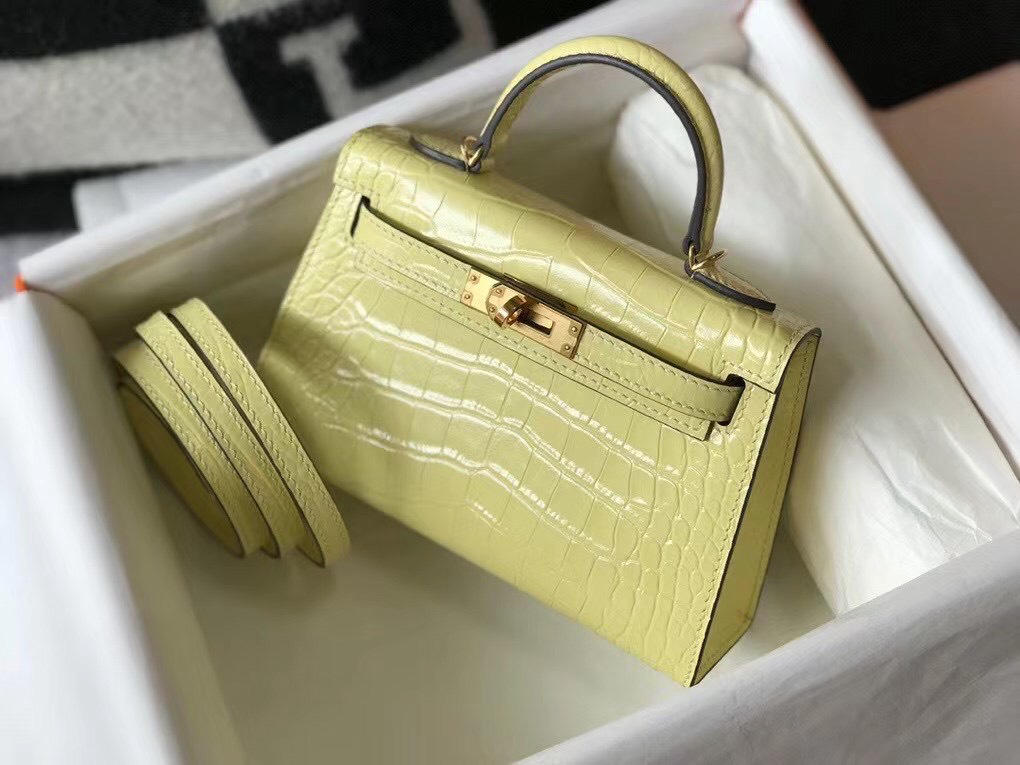 Túi xách nữ Hermes 𝑴𝒊𝒏𝒊 𝑲𝒆𝒍𝒍𝒚 𝑪𝒐𝒑𝒚 𝑪𝒓𝒐𝒄𝒐𝒅𝒊𝒍𝒆 may tay 50%