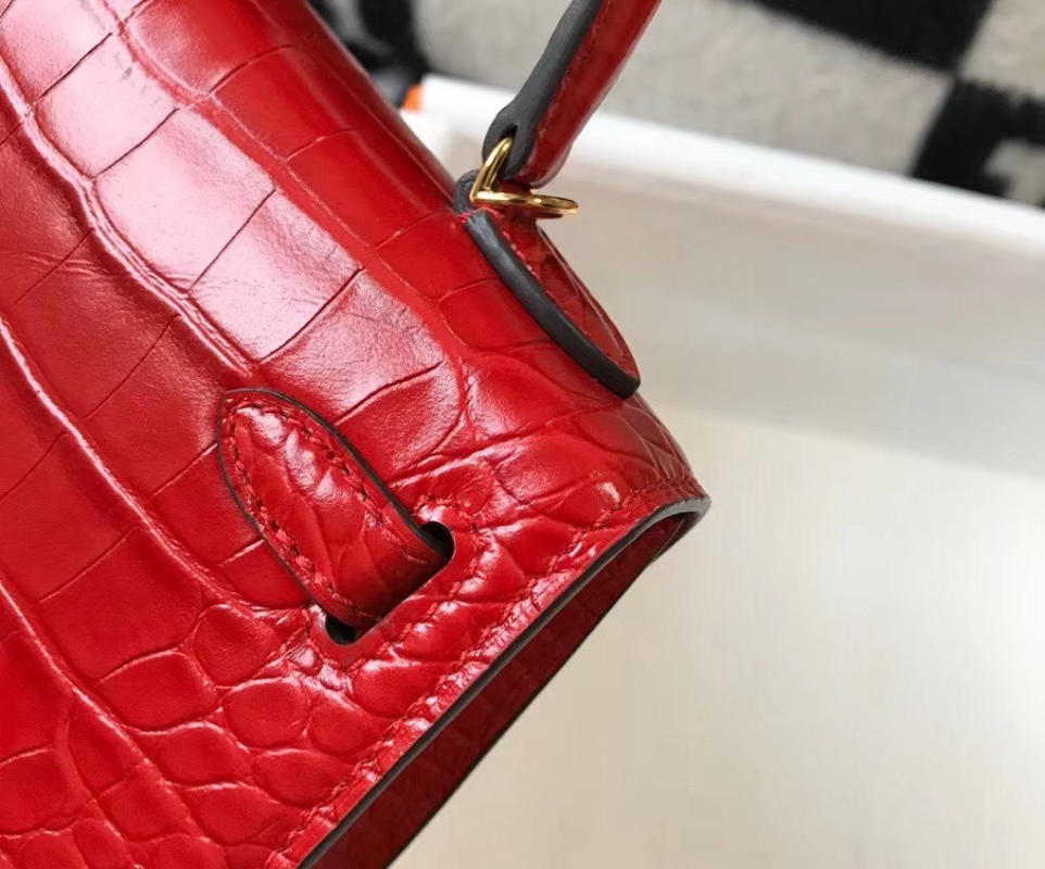 Túi xách nữ Hermes 𝑴𝒊𝒏𝒊 𝑲𝒆𝒍𝒍𝒚 𝑪𝒐𝒑𝒚 𝑪𝒓𝒐𝒄𝒐𝒅𝒊𝒍𝒆 may tay 50%