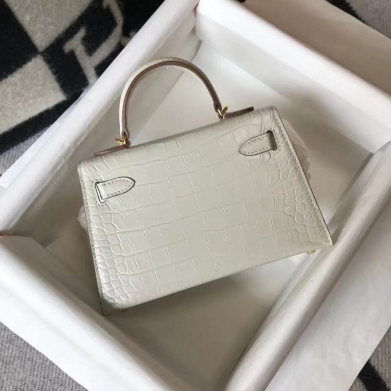 Túi xách nữ Hermes 𝑴𝒊𝒏𝒊 𝑲𝒆𝒍𝒍𝒚 𝑪𝒐𝒑𝒚 𝑪𝒓𝒐𝒄𝒐𝒅𝒊𝒍𝒆 may tay 50%