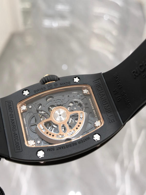 Đồng hồ Richard Mille Diamond đen mặt đen siêu cấp 1:1