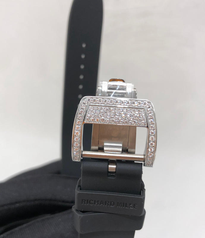 Đồng hồ Richard Mille Diamond đen mặt đên siêu cấp 1:1