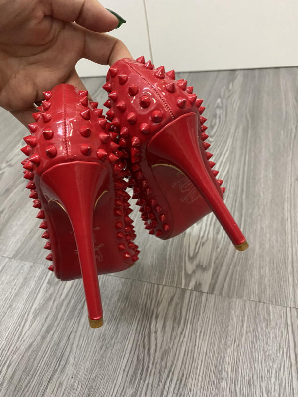 Giày cao gót nữ Louboutin siêu màu đỏ  size 35