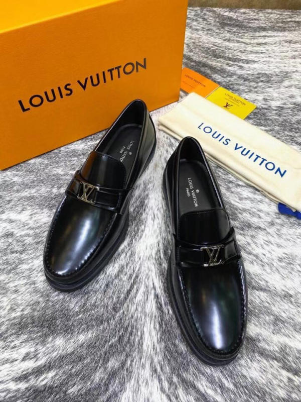 Giày nam công sở Louis Vuitton bóng siêu cấp 1:1 trả khách