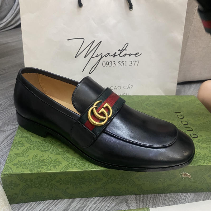 Giày nam Gucci Leather Loafer siêu cấp về trả khách