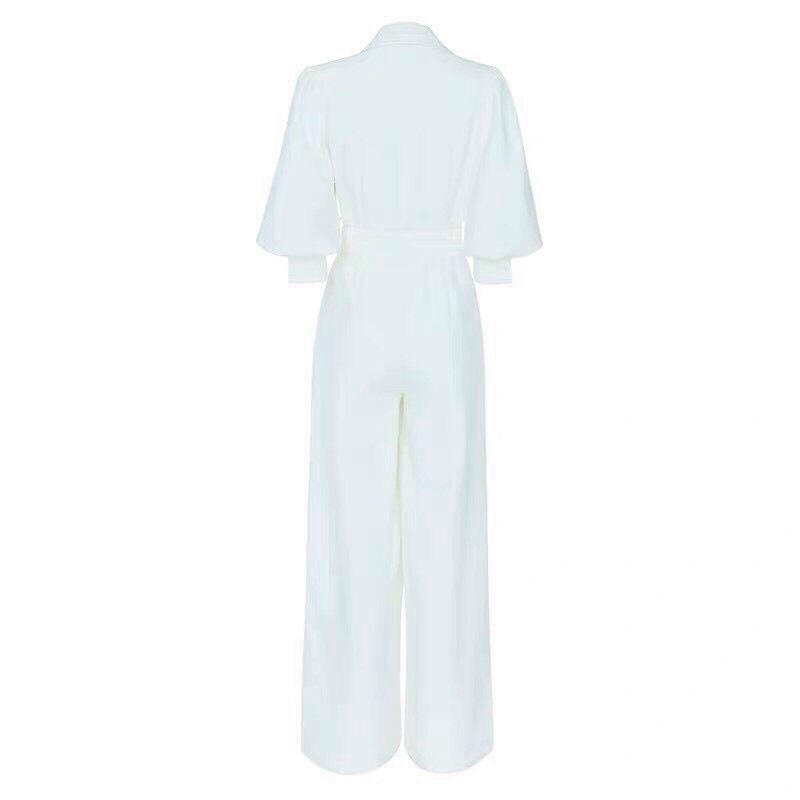 Jumpsuit trắng Chanell sang chảnh