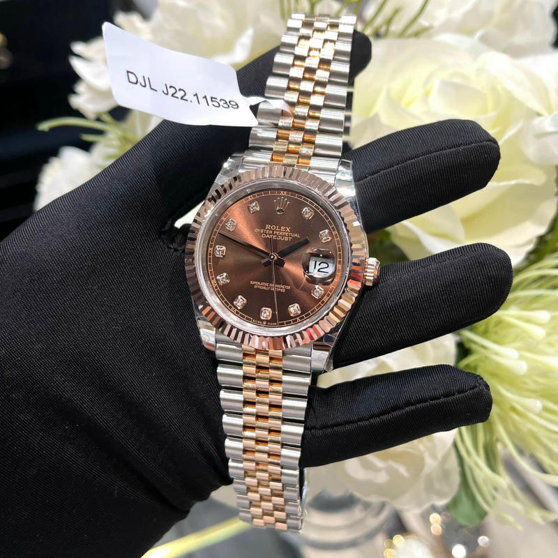 Rolex date just bọc vàng GM