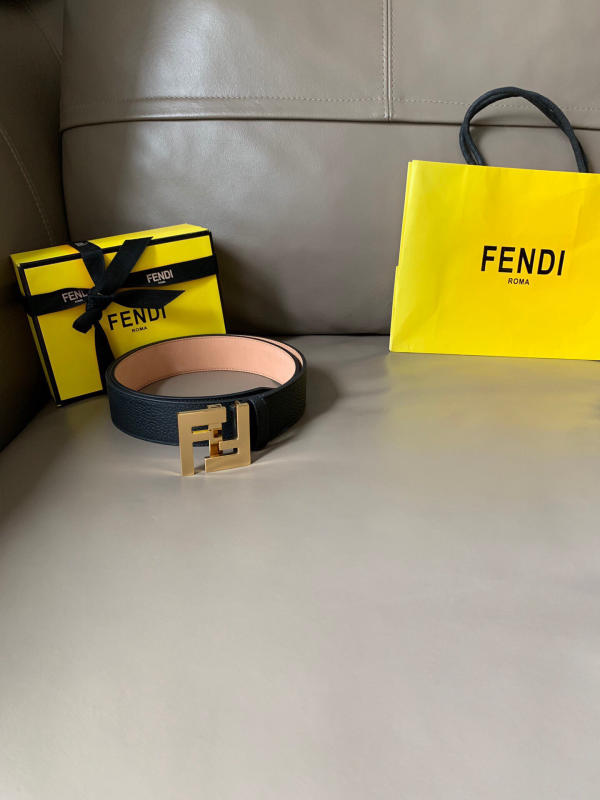 Thắt lưng nam Fendi like auth màu đen